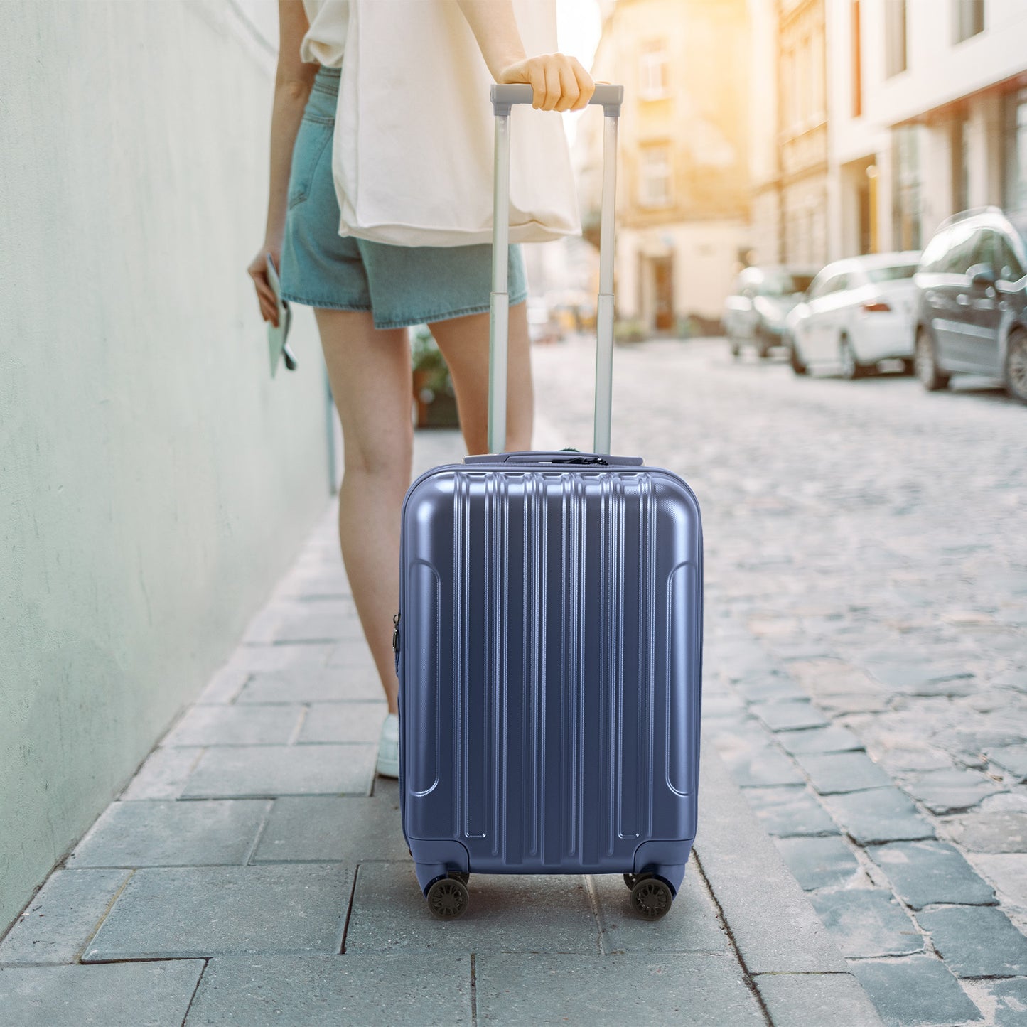 Vibe SkyGlide Two-piece Set 20 Inch Expandable Luggage Set